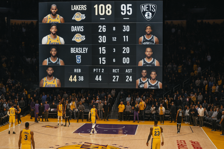 Lakers vs Brooklyn Nets Match